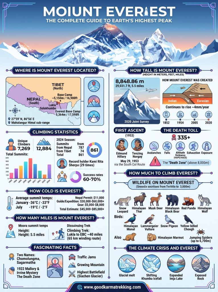 Mount Everest Facts